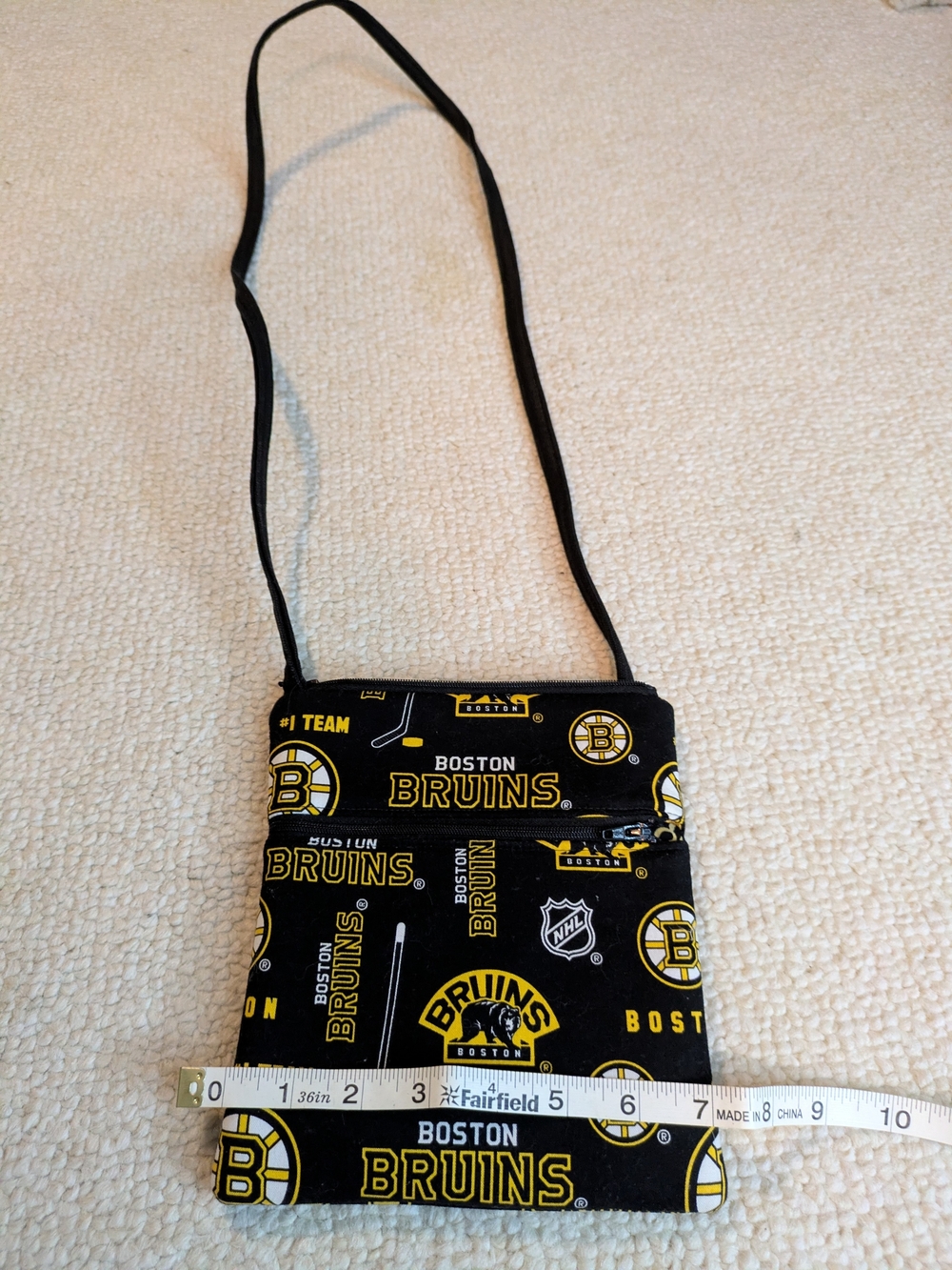 Boston Bruins Black & Gold Crossbody Bag